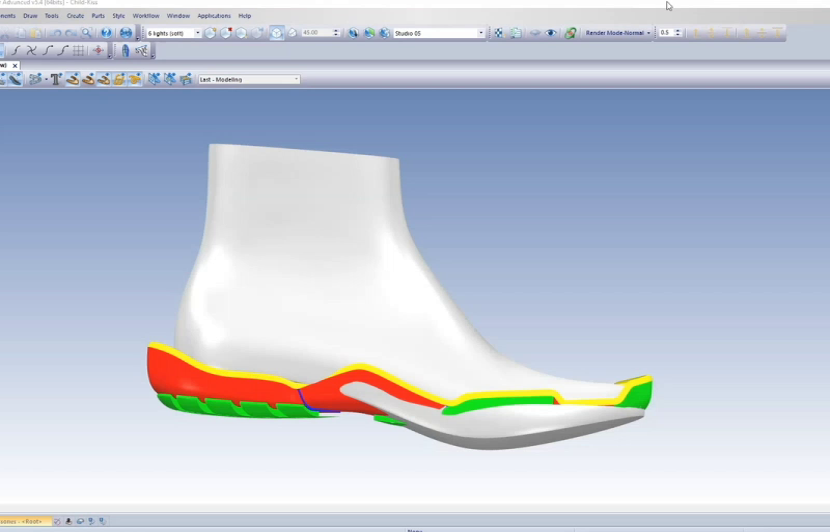 Sole deformation